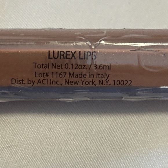 READY TO WEAR LUREX LIPS LIPGLOSS COLOR #08 BARE FULL SIZE New Sealed - Picture 6 of 8